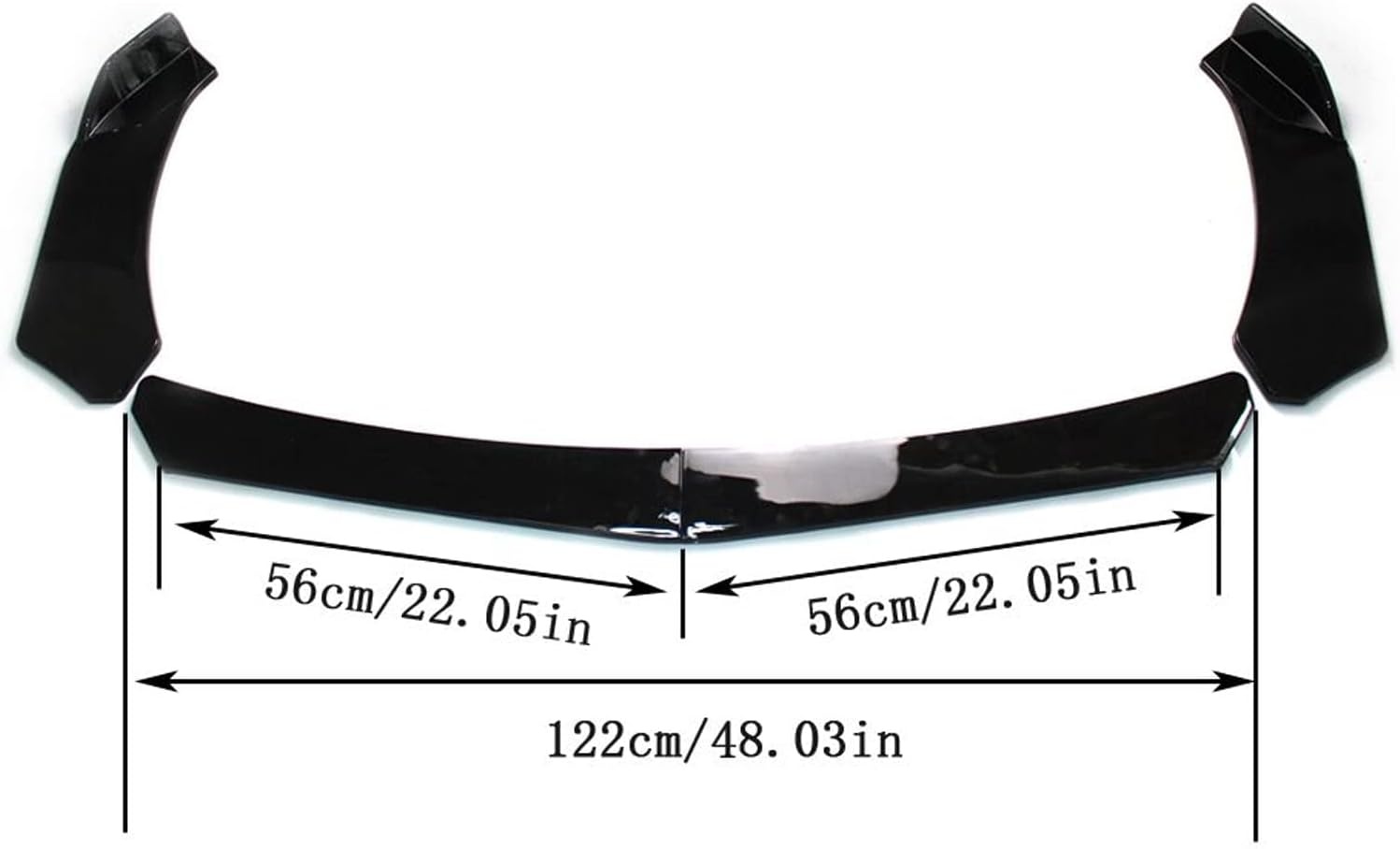 Universelle Frontspoilerlippe Glänzend Schwarz - Jetzt bis zu 32% günstiger