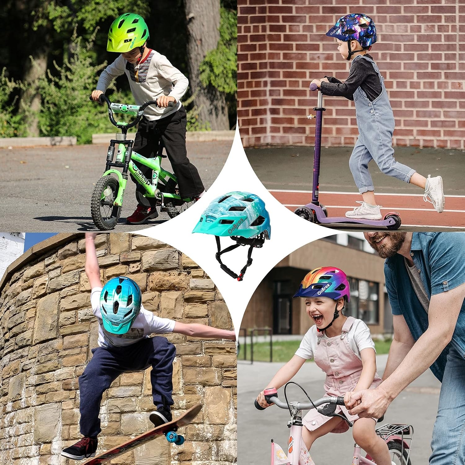 Vielseitiger Kinder-Helm für Rad & Skate - verstellbar, bis zu 28% Rabatt
