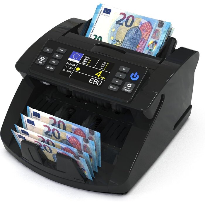 Banknotenzähler mit Falschgelderkennung - Profi-Gerät bis zu 30% günstiger