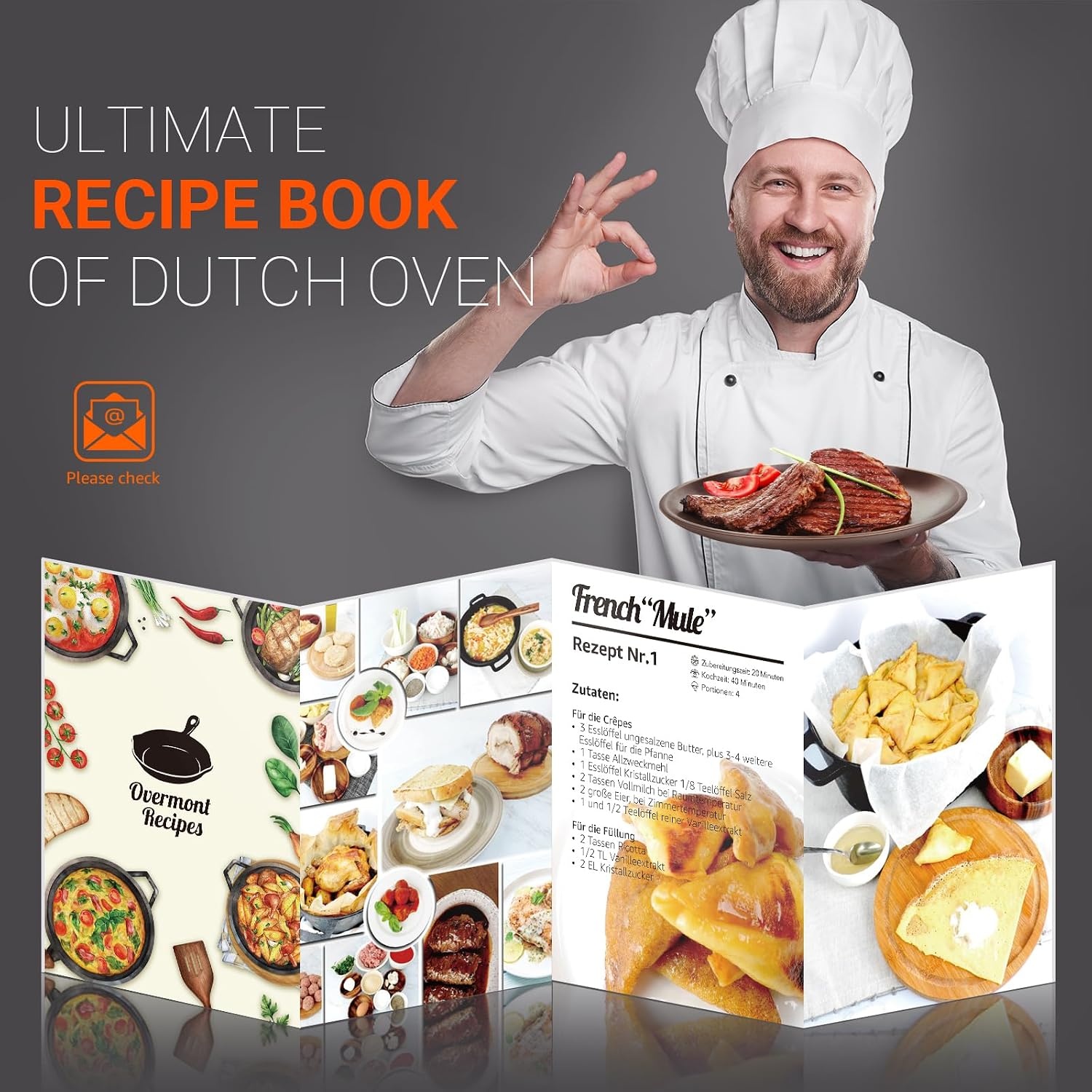 Gusseisen Dutch Oven Set 26 cm - 2-in-1 Topf & Pfanne - bis zu 33% reduziert