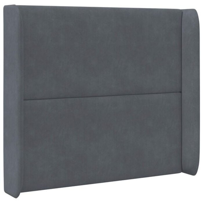 Vidaxl Elegantes Samt-Kopfteil Grau 80x16cm - Jetzt bis zu 27% sparen