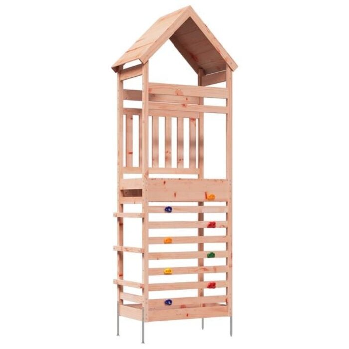 Vidaxl Spielturm aus massivem Douglasienholz - Garten-Abenteuer - bis zu 35% Rabatt