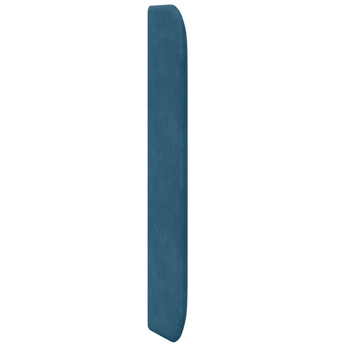 Vidaxl Samt Kopfteil Blau 80x16x4cm - Luxuriös & Stilvoll - bis zu 32% Rabatt