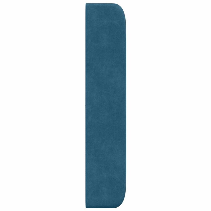 Vidaxl Samt Kopfteil Blau 80x16x4cm - Luxuriös & Stilvoll - bis zu 32% Rabatt