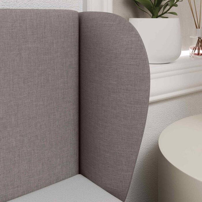 Vidaxl Stilvolles Kopfteil mit Ohren, Taupe - Jetzt bis zu 30% Rabatt sichern