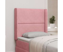 Vidaxl Samt-Kopfteil Rosa, 80x16x4cm - Jetzt bis zu 44% Rabatt sichern