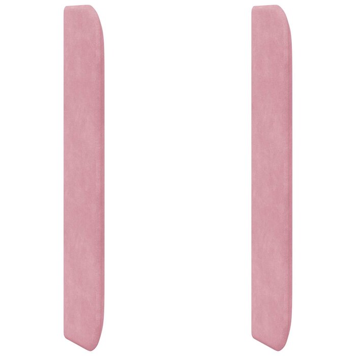 Vidaxl Samt-Kopfteil in Rosa, 80x16x4cm - Jetzt bis zu 32% sparen