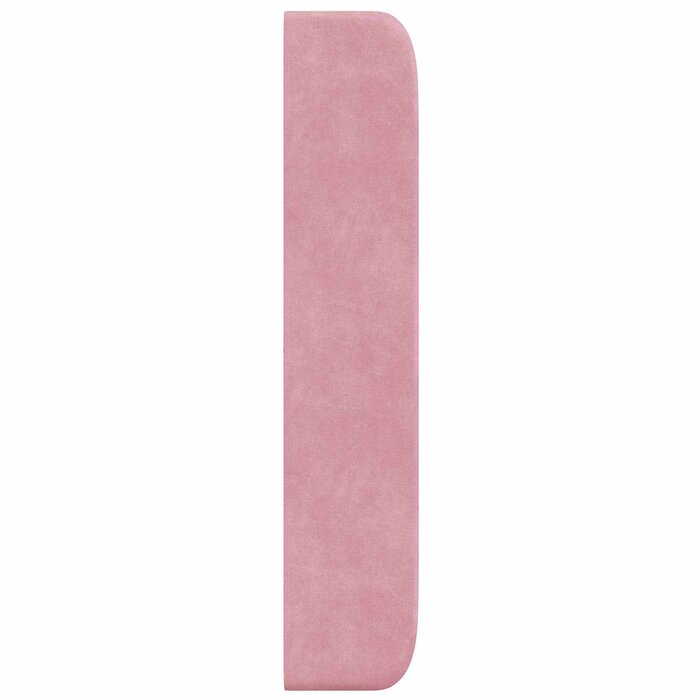 Vidaxl Samt-Kopfteil in Rosa, 80x16x4cm - Jetzt bis zu 32% sparen