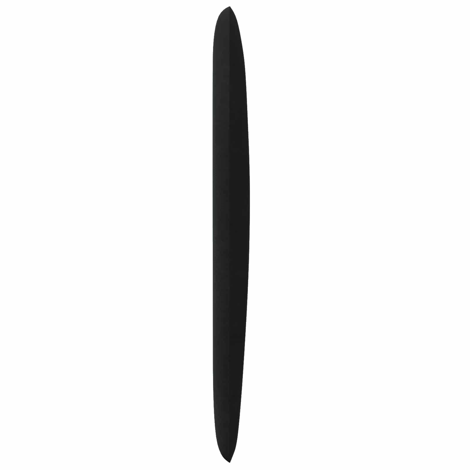 Samt-Kopfteil mit Ohrenbacken Schwarz - 80x23x6 cm - bis zu 27% Rabatt