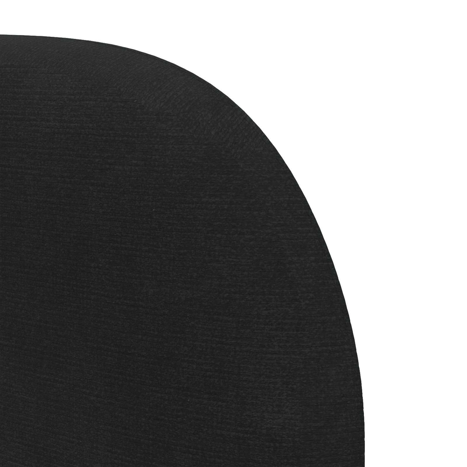 Samt-Kopfteil mit Ohrenbacken Schwarz - 80x23x6 cm - bis zu 27% Rabatt