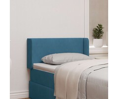 Vidaxl Samt-Kopfteil Blau 40,5x40,5 cm - Jetzt bis zu 47% günstiger