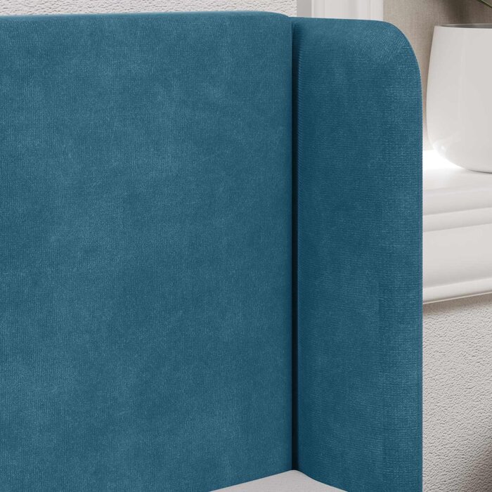 Vidaxl Samt-Kopfteil Blau 40,5 x 40,5 cm - Jetzt bis zu 31% sparen