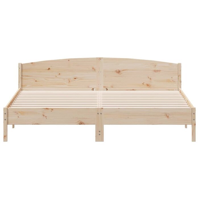 Vidaxl Massivholz-Bettgestell 200x200 cm aus Kiefer - Jetzt bis zu 34% günstiger