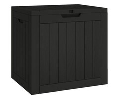 Vidaxl Gartenbox 118L in Holzoptik Schwarz - bis zu 61% Rabatt auf Rückläufer