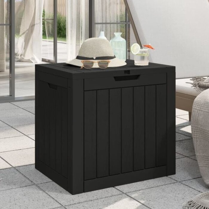 Gartenbox 118L, Schwarz, witterungsbeständig - Jetzt bis zu 34% günstiger