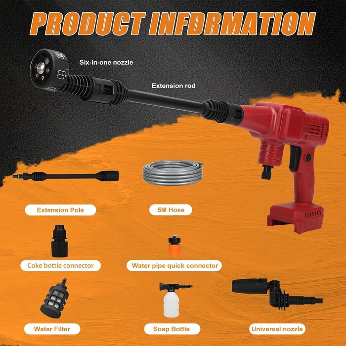 Akku-Hochdruckreiniger für Milwaukee M18, 40 bar - bis zu 33% günstiger