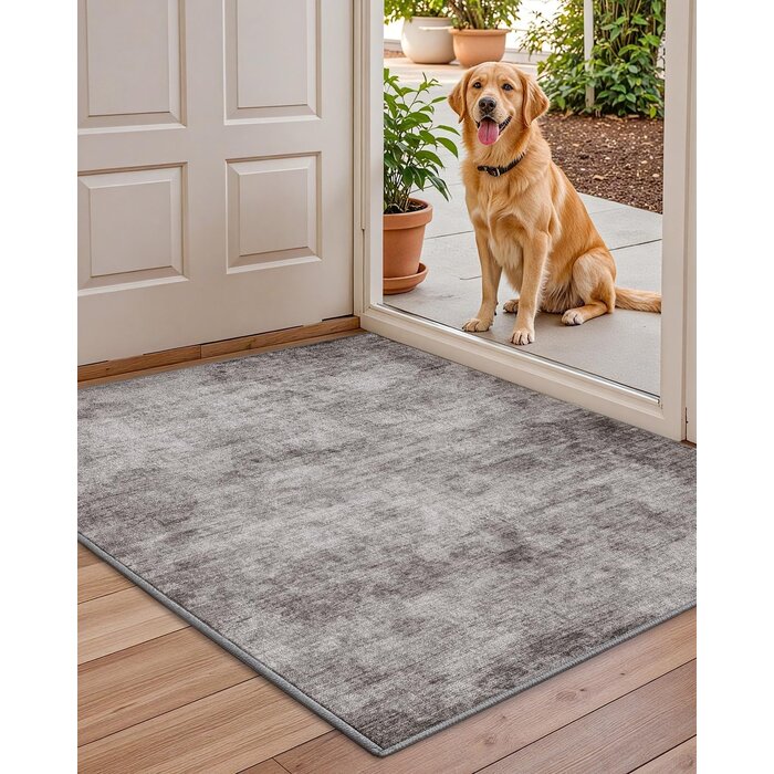 Rutschfeste Fußmatte 80x120 cm Grau - jetzt bis zu 27% sparen