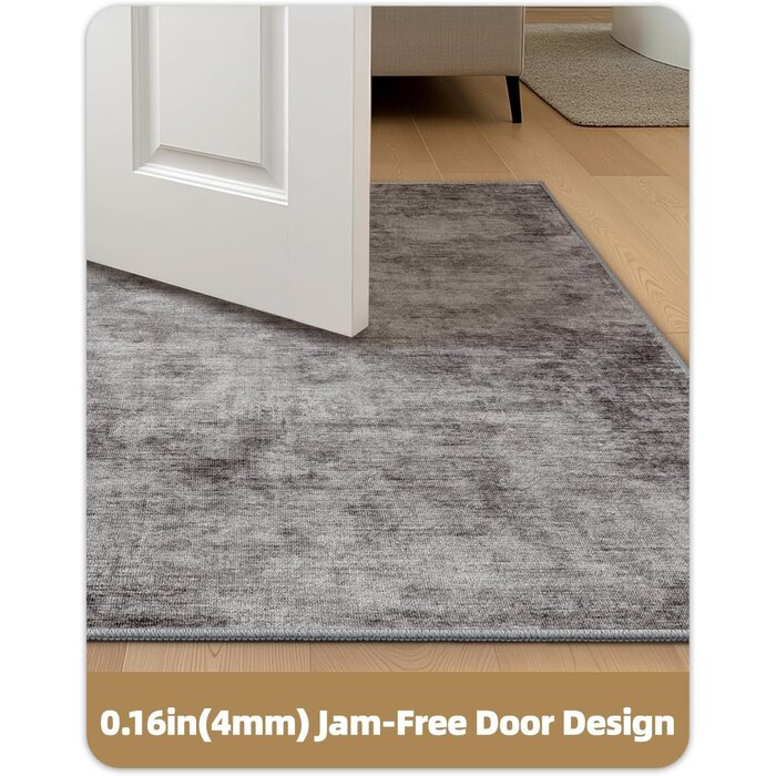 Rutschfeste Fußmatte 80x120 cm Grau - jetzt bis zu 27% sparen