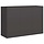 Design Pflanzkübel 120x40x80 cm aus Stahl - Schwarz - bis zu 34% sparen