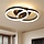 Design LED-Deckenleuchte 50 cm | Holzoptik & Schwarz | Bis zu 29% Rabatt