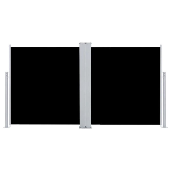 Ausziehbare Seitenmarkise 120 x 600 cm Schwarz - Bis zu 34% sparen