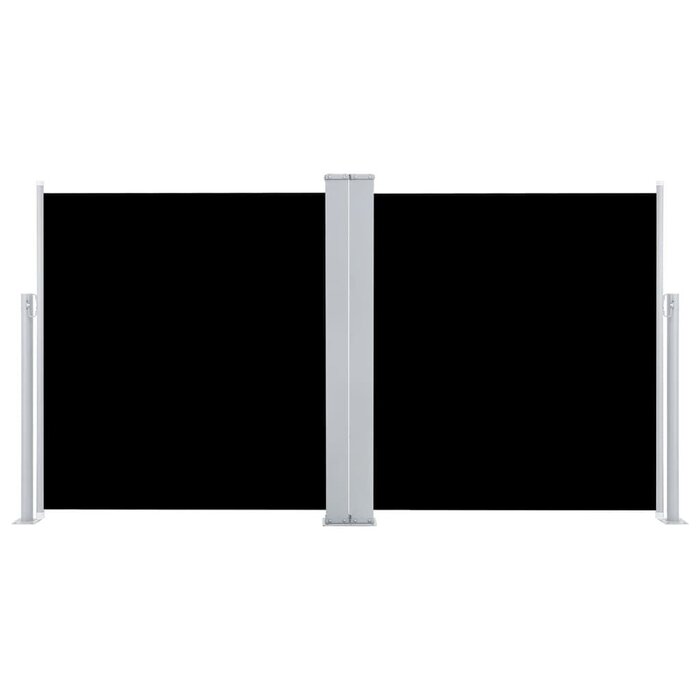Ausziehbare Seitenmarkise 120 x 600 cm Schwarz - Bis zu 34% sparen