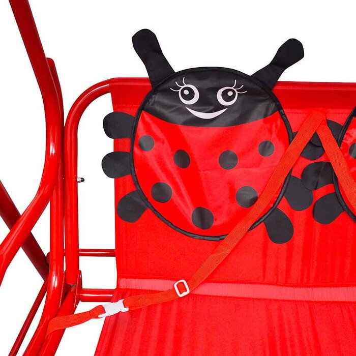 Vidaxl Kinderschaukelbank für den Garten - Rot - Bis zu 34% Rabatt