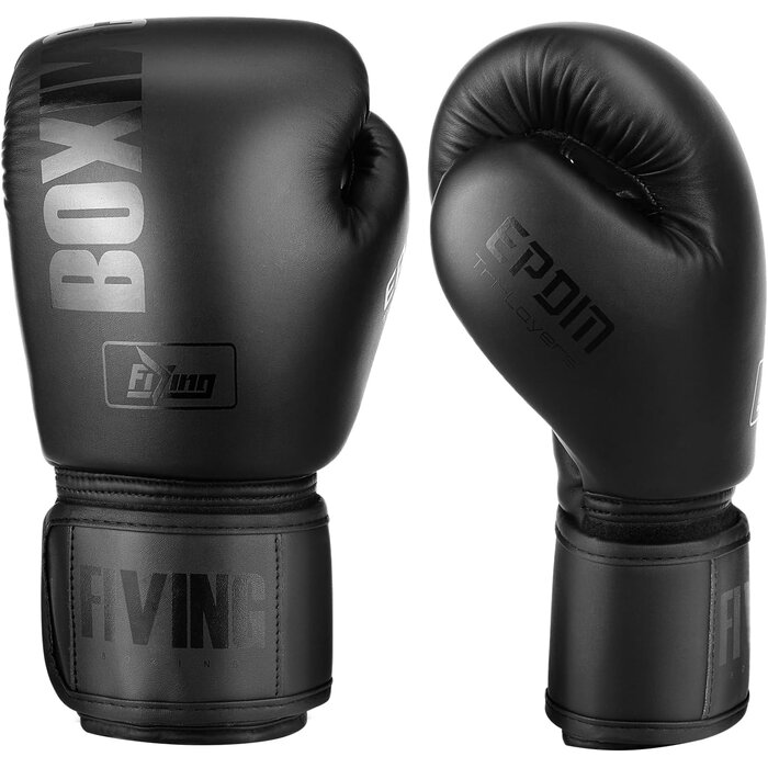 Vielseitige Boxhandschuhe MMA & Thaiboxen - Blau-Weiß - bis zu 32% reduziert