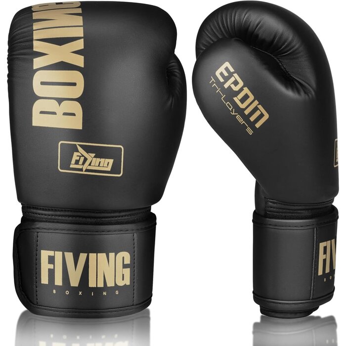 Vielseitige Boxhandschuhe MMA & Thaiboxen - Blau-Weiß - bis zu 32% reduziert