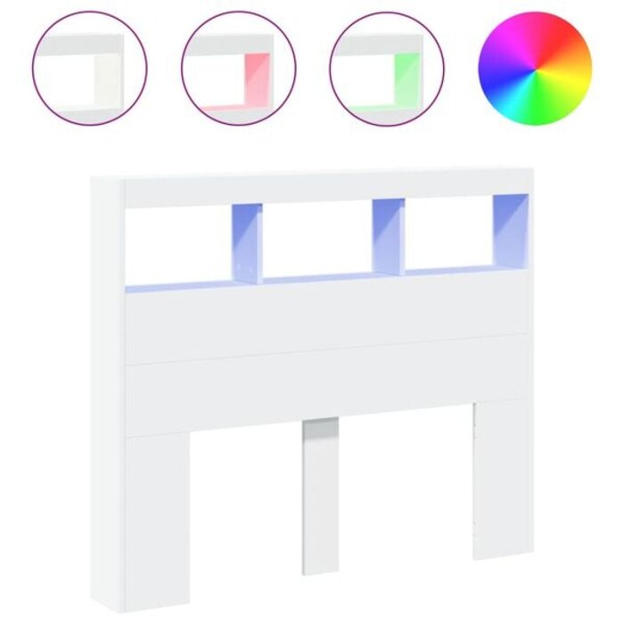 Vidaxl Modernes Kopfteil mit LED-Beleuchtung, 120x102 cm - jetzt bis zu 34% sparen!