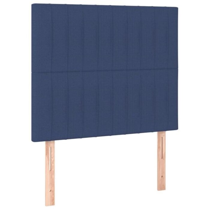Vidaxl Bett-Kopfteil-Set 90x78/88 cm in Blau - Jetzt bis zu 33% sparen