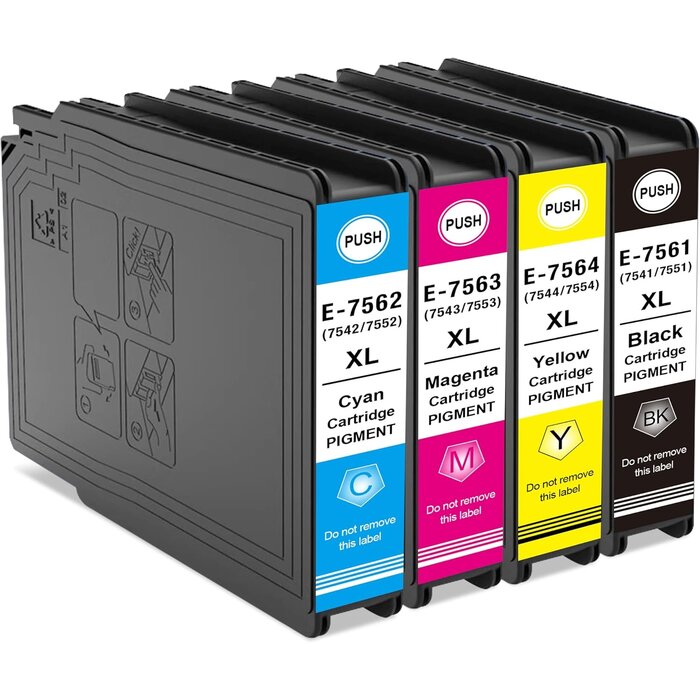 Tintenpatronen-Set für Epson WF-8000 Serie - 4-teilig - Bis zu 29% sparen