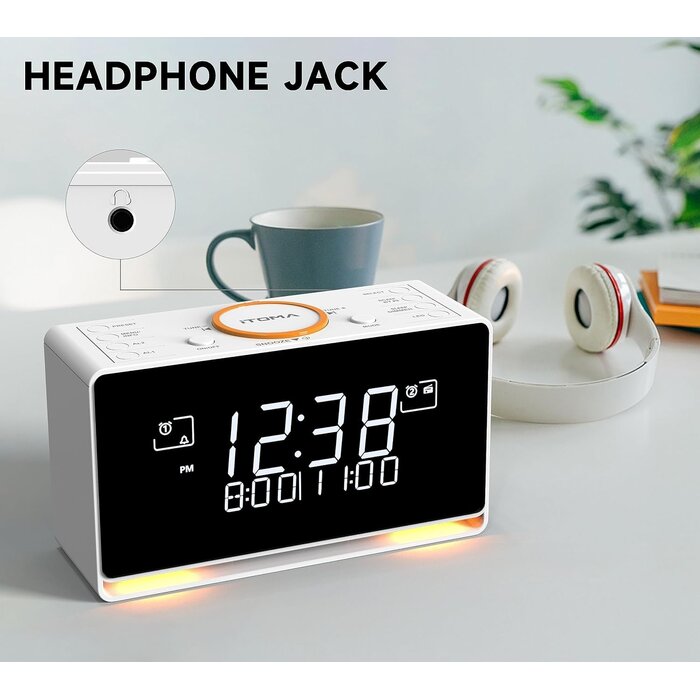 DAB+ Radiowecker mit Bluetooth & USB-Ladeanschluss - bis zu 29% sparen