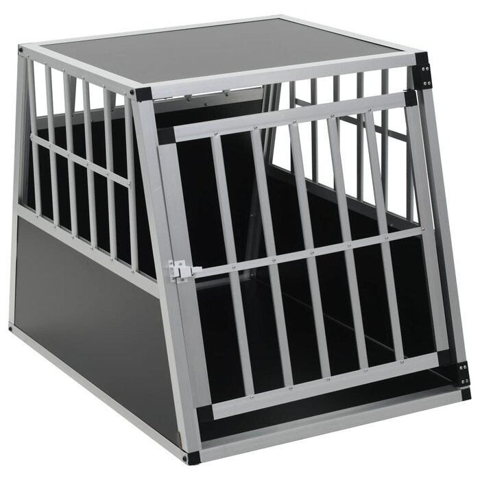 Vidaxl Hundebox für den Kofferraum - Aluminium - 65x91x69,5 cm - bis zu 35% Rabatt