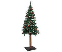 Viking Choice Künstlicher Weihnachtsbaum 180 cm mit Schnee & Kugeln - bis zu 53% sparen
