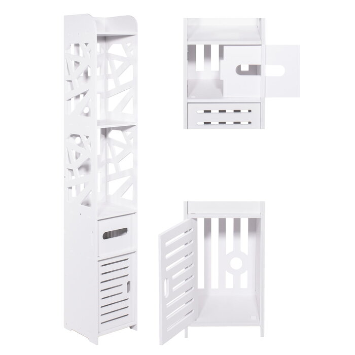 Viking Choice Schmaler Badezimmerschrank 120 cm - Platzwunder - bis zu 32% günstiger