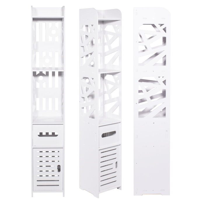 Viking Choice Schmaler Badezimmerschrank 120 cm - Platzwunder - bis zu 32% günstiger