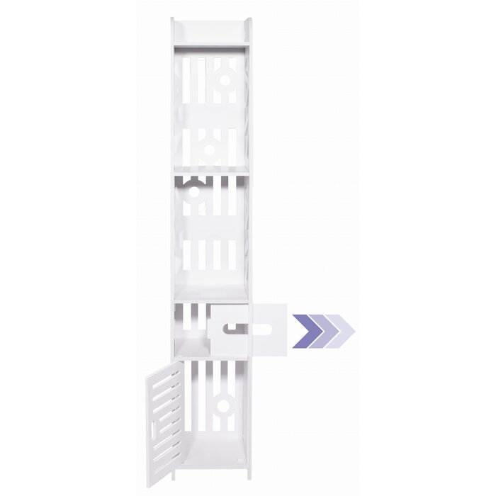 Viking Choice Schmaler Badezimmerschrank 120 cm - Platzwunder - bis zu 32% günstiger