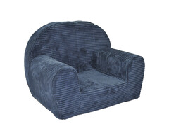 Viking Choice Gemütlicher Kinderfauteuil in Cord-Optik - Marineblau - jetzt bis zu 41% sparen