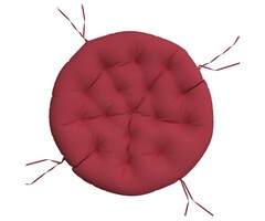 Vidaxl Rundes Sitzkissen 100x11 cm, Weinrot - Jetzt bis zu 52% reduziert!