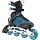 Damen Fitness-Skates 84mm Rollen - BOA-System - Türkis/Weiß - bis zu 35% Rabatt