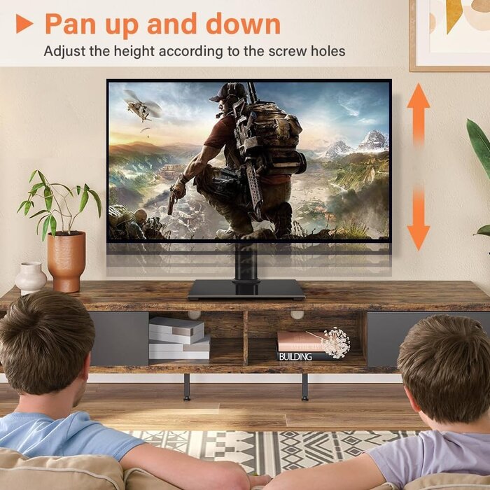 TV-Tischständer 27-65 Zoll | Schwenkbar & Höhenverstellbar | Bis zu 32% sparen