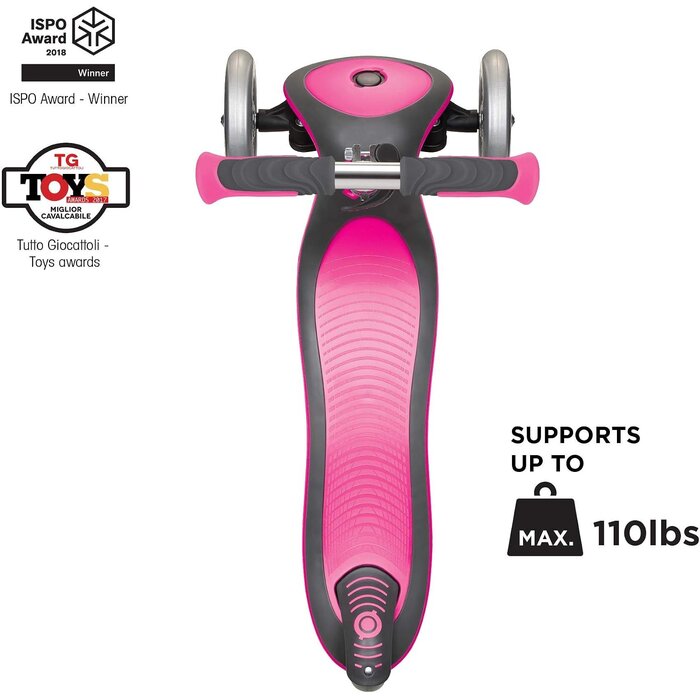 Kinderroller 3-Rad mit LED-Lichtern - Pink - bis zu 34% Rabatt