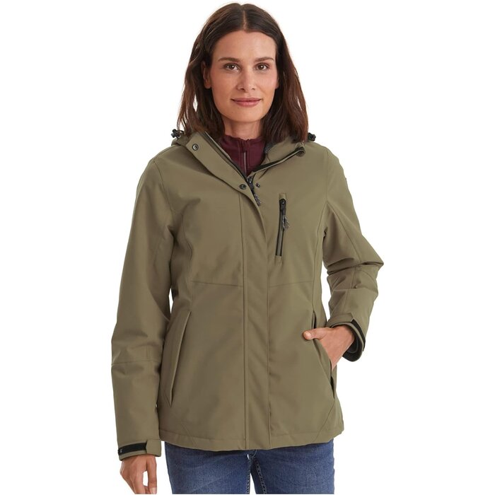 Killtec Damen Funktionsjacke wasserdicht, abnehmbare Kapuze, Rot - bis zu 64% Rabatt