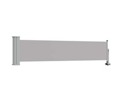 Vidaxl Ausziehbare Seitenmarkise 60x300cm - Sichtschutz Grau - bis zu 56% Rabatt