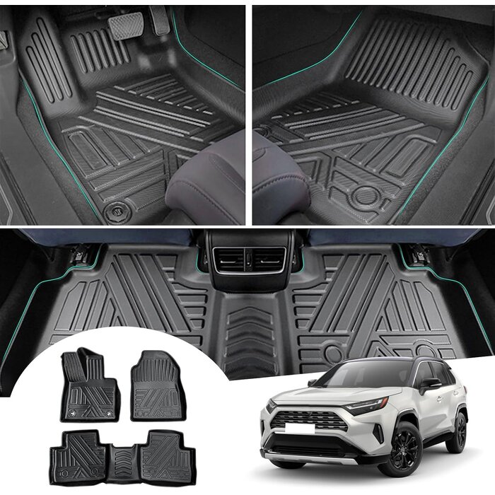 3D TPE Fußmatten für Toyota RAV4 XA50 (2019-2025) - bis zu 35% Rabatt