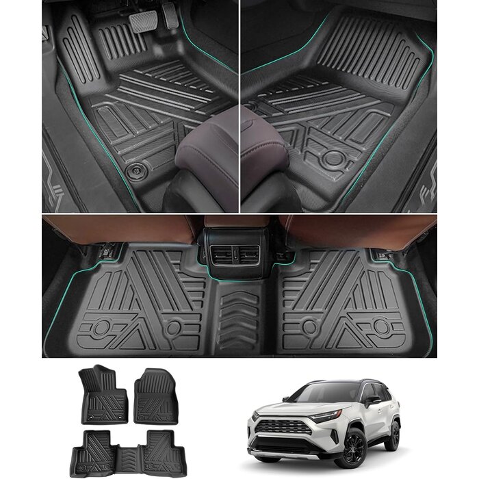 3D TPE Fußmatten für Toyota RAV4 XA50 (2019-2025) - bis zu 35% Rabatt