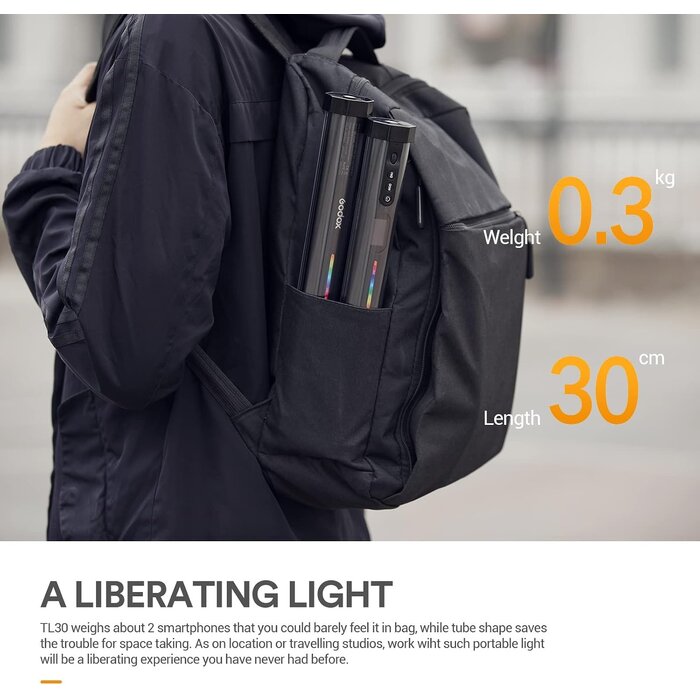 RGB LED-Lichtstab für Foto & Video - 30 cm - bis zu 29 % sparen