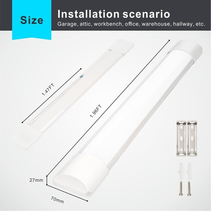 4er-Set LED-Röhren 150 cm 48W 6500K - Profi-Beleuchtung bis zu 34% reduziert