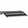 Türvordach 120x75 cm aus Polycarbonat, Schwarz - bis zu 33% reduziert